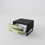 MORNING BY THE LAKE Nightstand in Black Finish