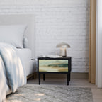 MORNING BY THE LAKE Nightstand in Black Finish
