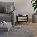 MORNING BY THE LAKE Nightstand in Black Finish