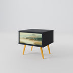 MORNING BY THE LAKE Nightstand in Black Finish