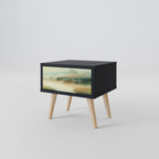 MORNING BY THE LAKE Nightstand in Black Finish