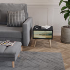 MORNING BY THE LAKE Nightstand in Black Finish