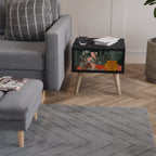 TROPICAL COMPOSITION Mesa de Cabeceira em Acabamento Preto