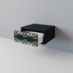 ARTISTIC GEOMETRY Mesa de Cabeceira em Acabamento Preto