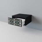 DIMENSION DELIGHTS Mesa de Cabeceira em Acabamento Preto