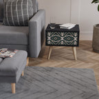 DIMENSION DELIGHTS Mesa de Cabeceira em Acabamento Preto