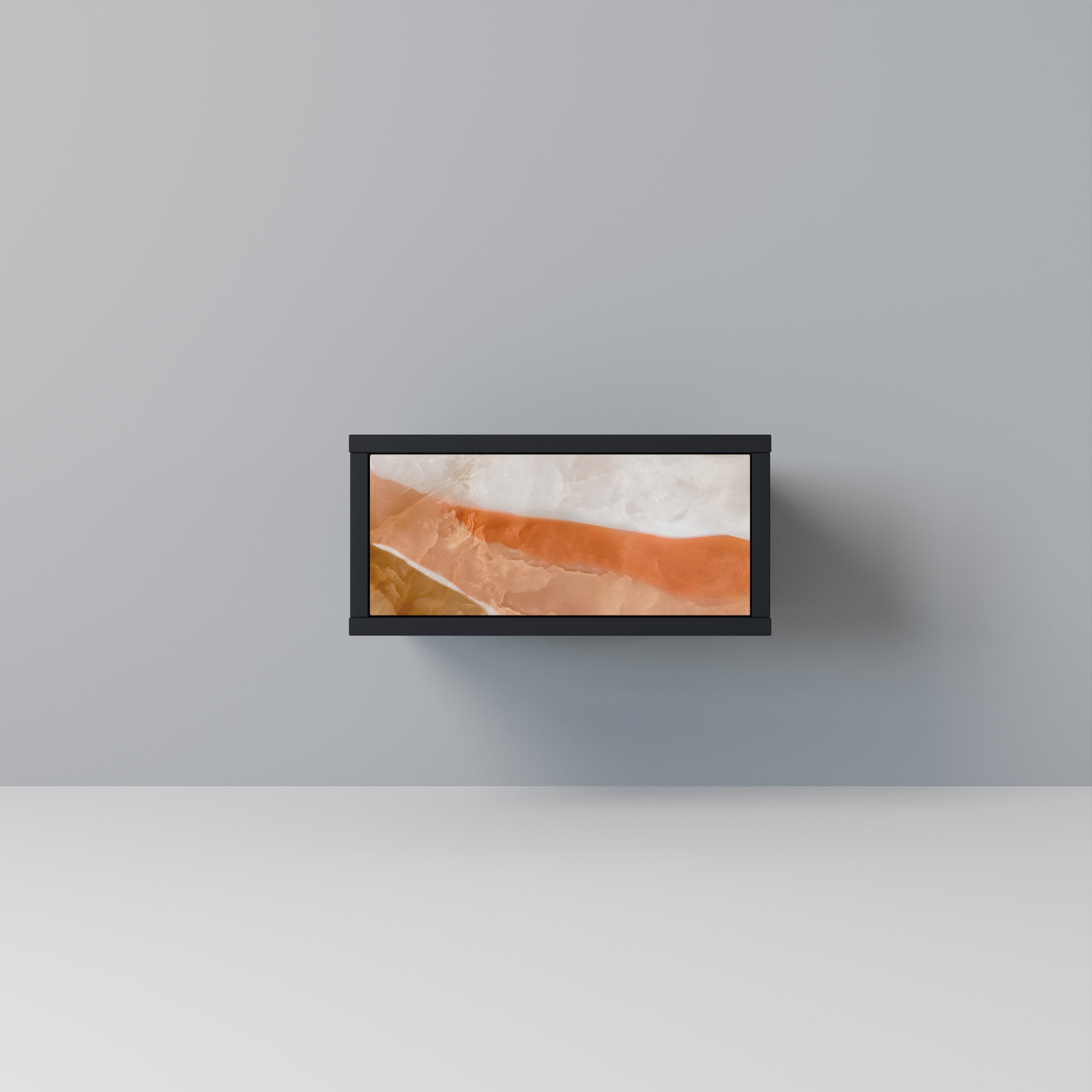 SANDHILLS SPLENDOUR Mesa de Cabeceira em Acabamento Preto