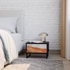 SANDHILLS SPLENDOUR Mesa de Cabeceira em Acabamento Preto