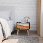 SANDHILLS SPLENDOUR Mesa de Cabeceira em Acabamento Preto