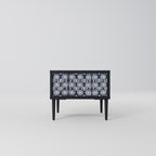 GRAPHITE EYES Mesa de Cabeceira em Acabamento Preto