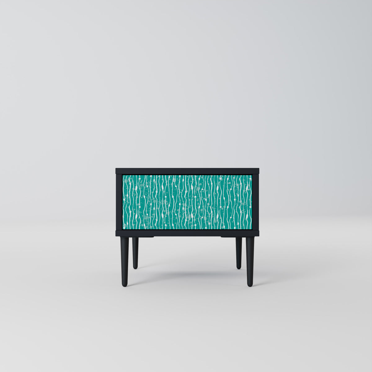 TURQUOISE RAIN Mesa de Cabeceira com Gaveta