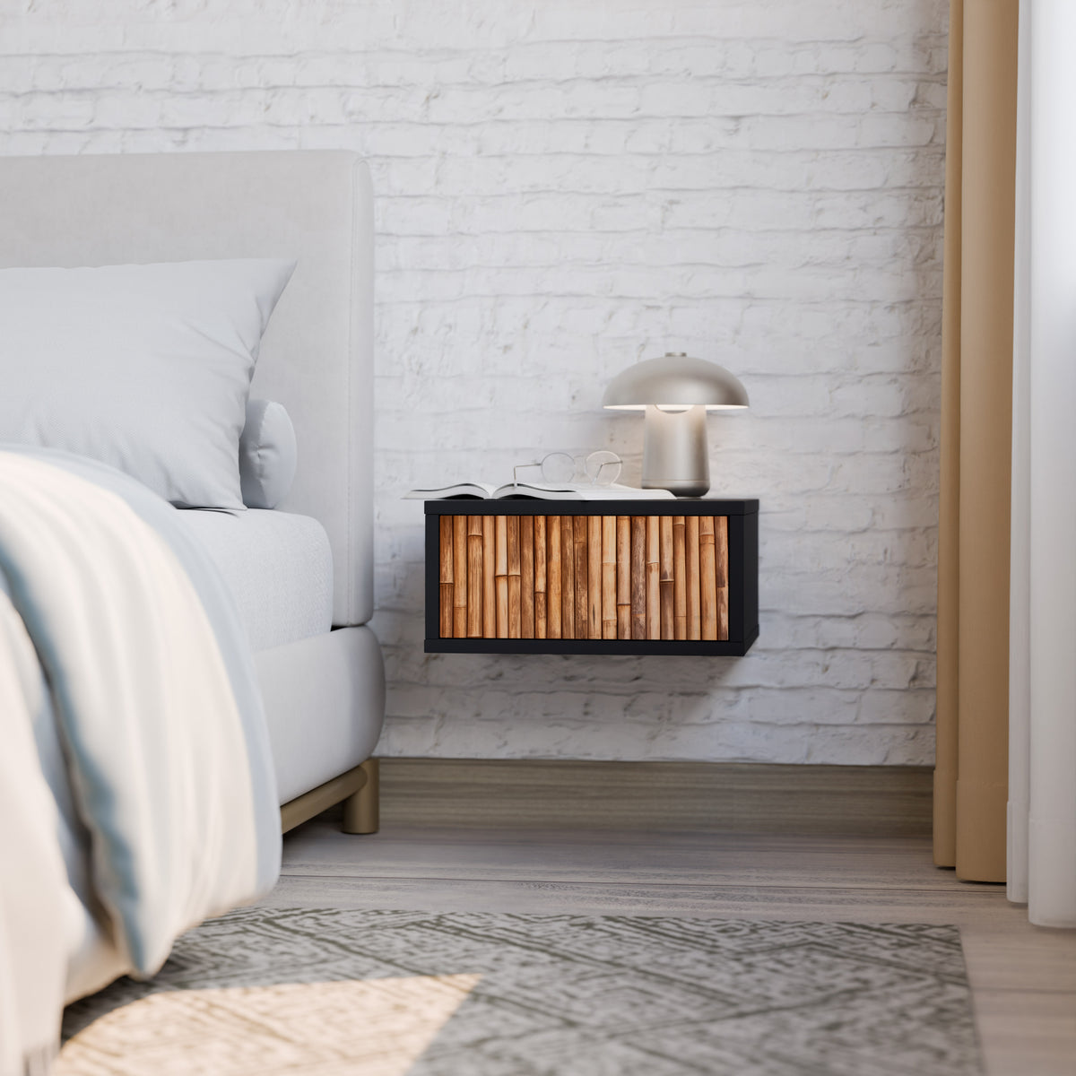 NATURAL WOOD Nightstand