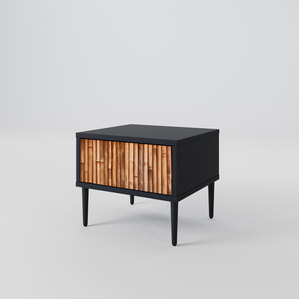 NATURAL WOOD Mesa de Cabeceira com Gaveta