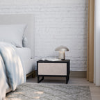 CERAMIC TEXTURE Mesa de Cabeceira em Acabamento Preto