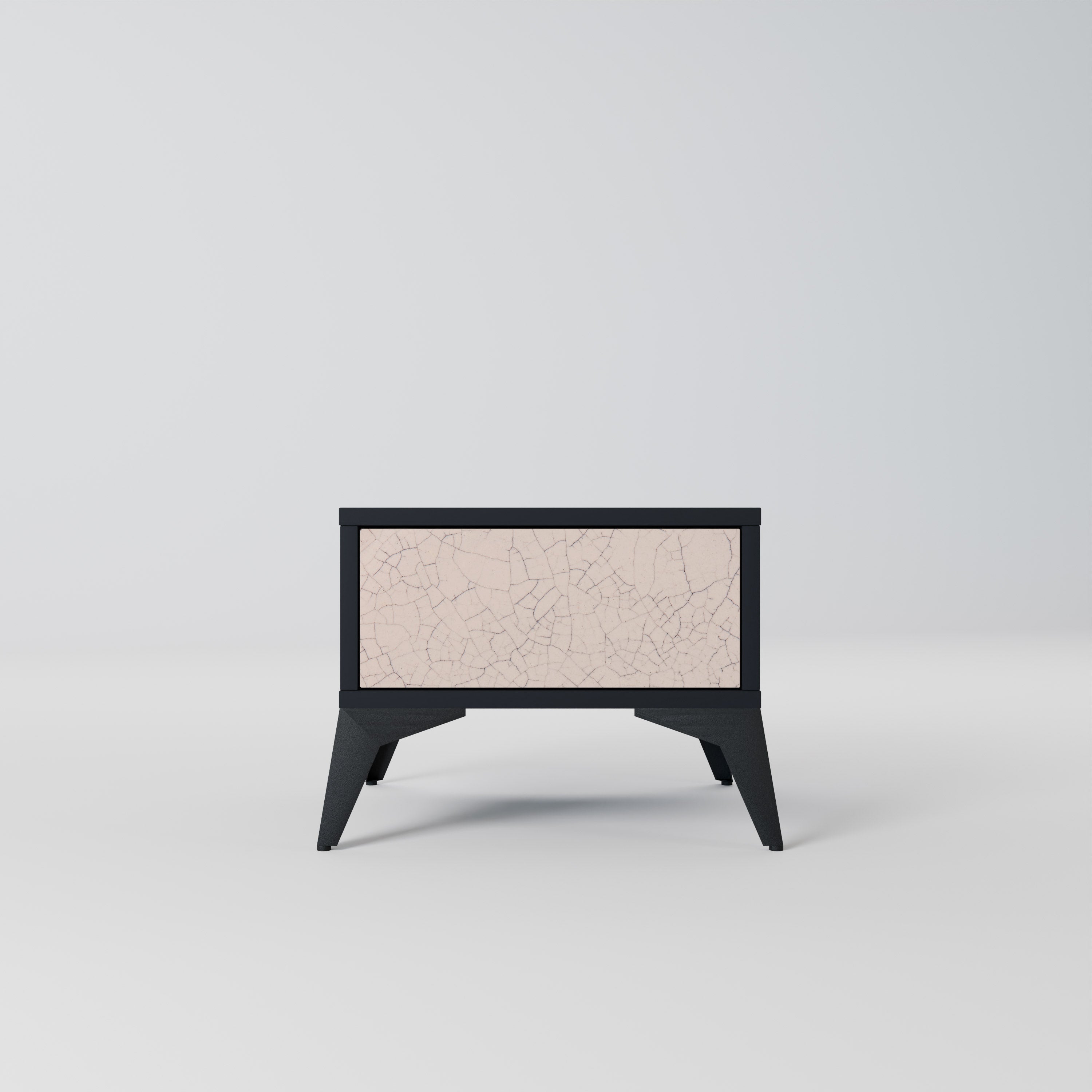 CERAMIC TEXTURE Mesa de Cabeceira em Acabamento Preto