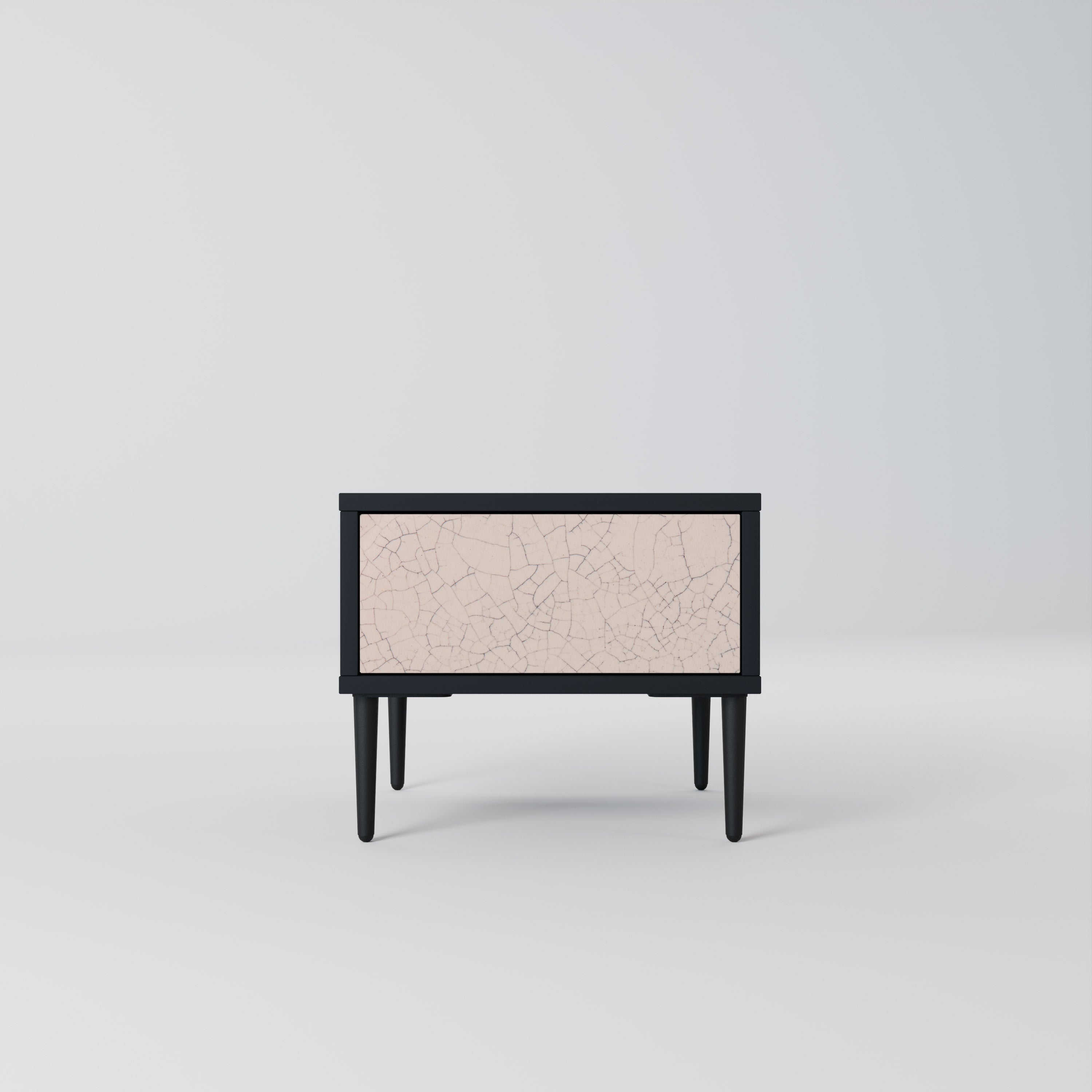 CERAMIC TEXTURE Mesa de Cabeceira em Acabamento Preto