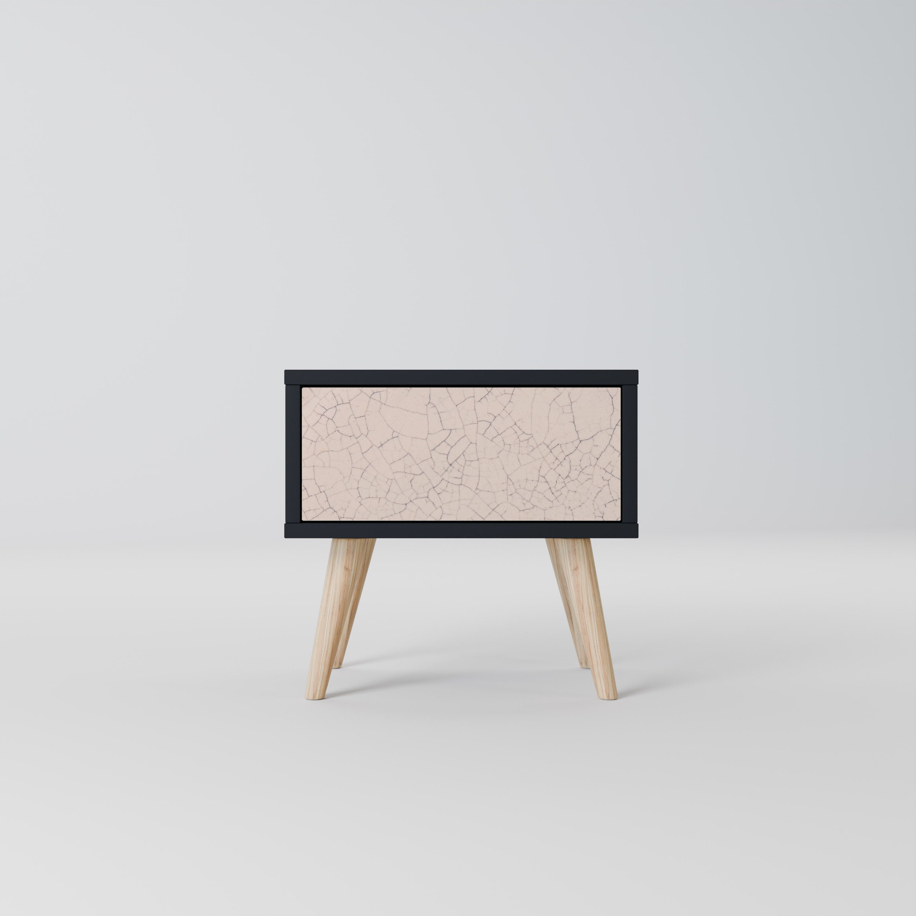 CERAMIC TEXTURE Mesa de Cabeceira em Acabamento Preto