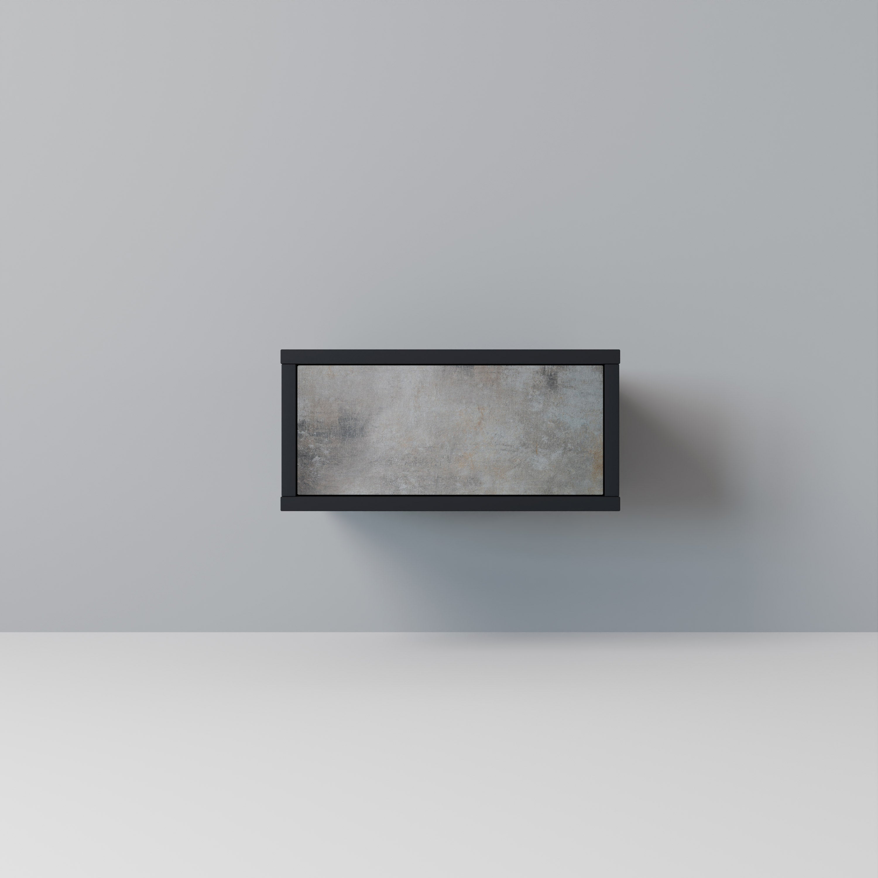 CONCRETE WALL Mesa de Cabeceira em Acabamento Preto