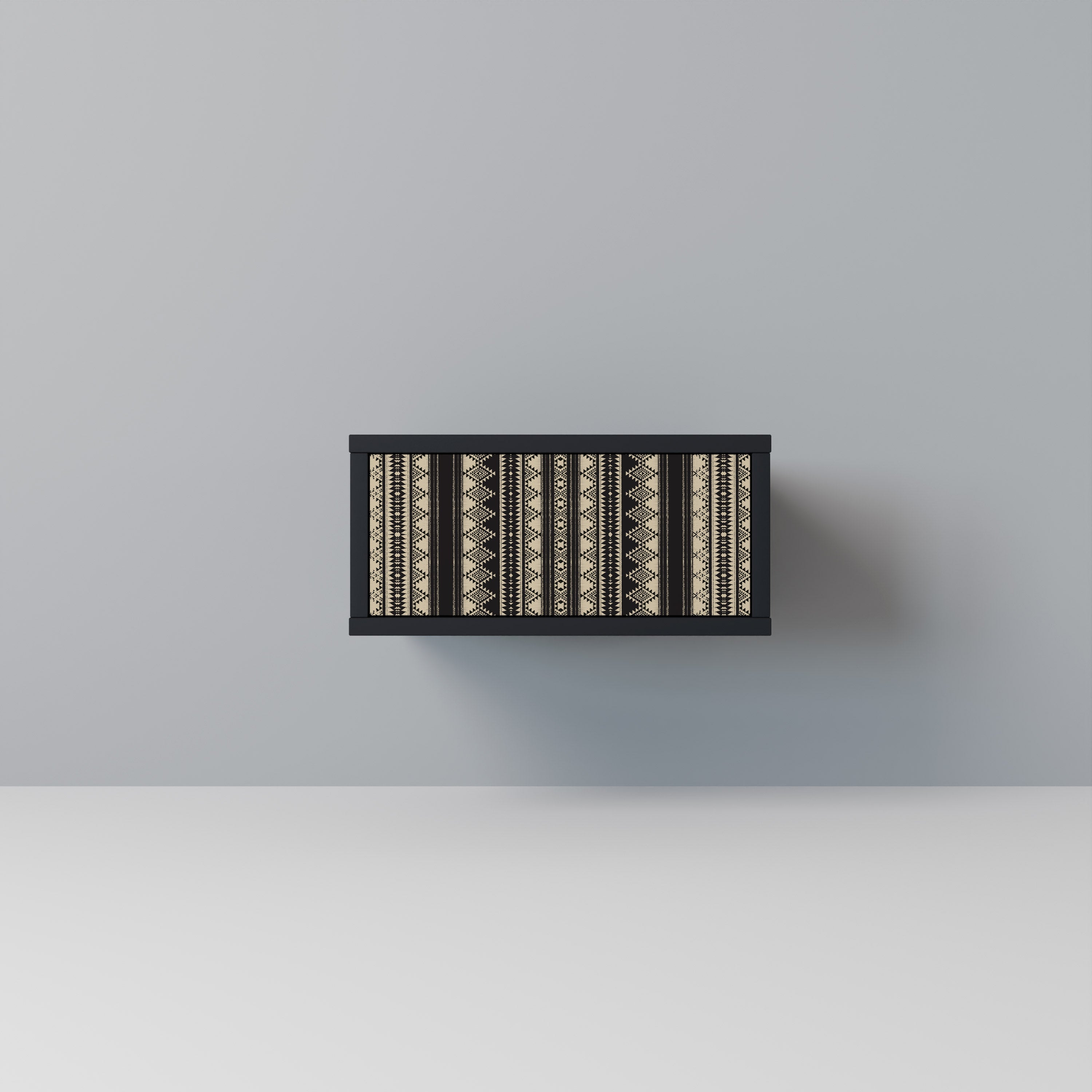 AZTEC Mesa de Cabeceira em Acabamento Preto