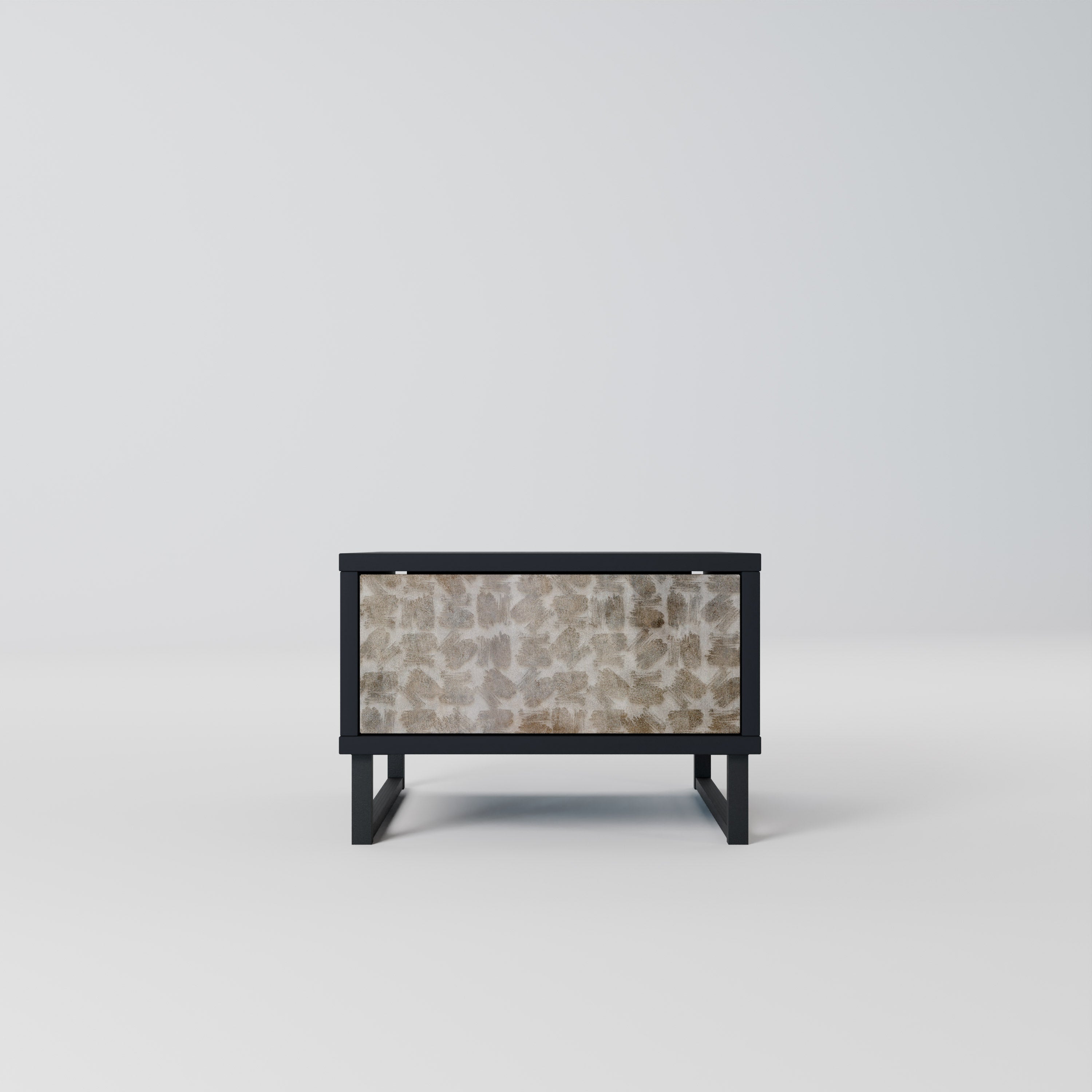 SLIGHTLY BLURRED Mesa de Cabeceira em Acabamento Preto