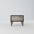 SLIGHTLY BLURRED Mesa de Cabeceira em Acabamento Preto