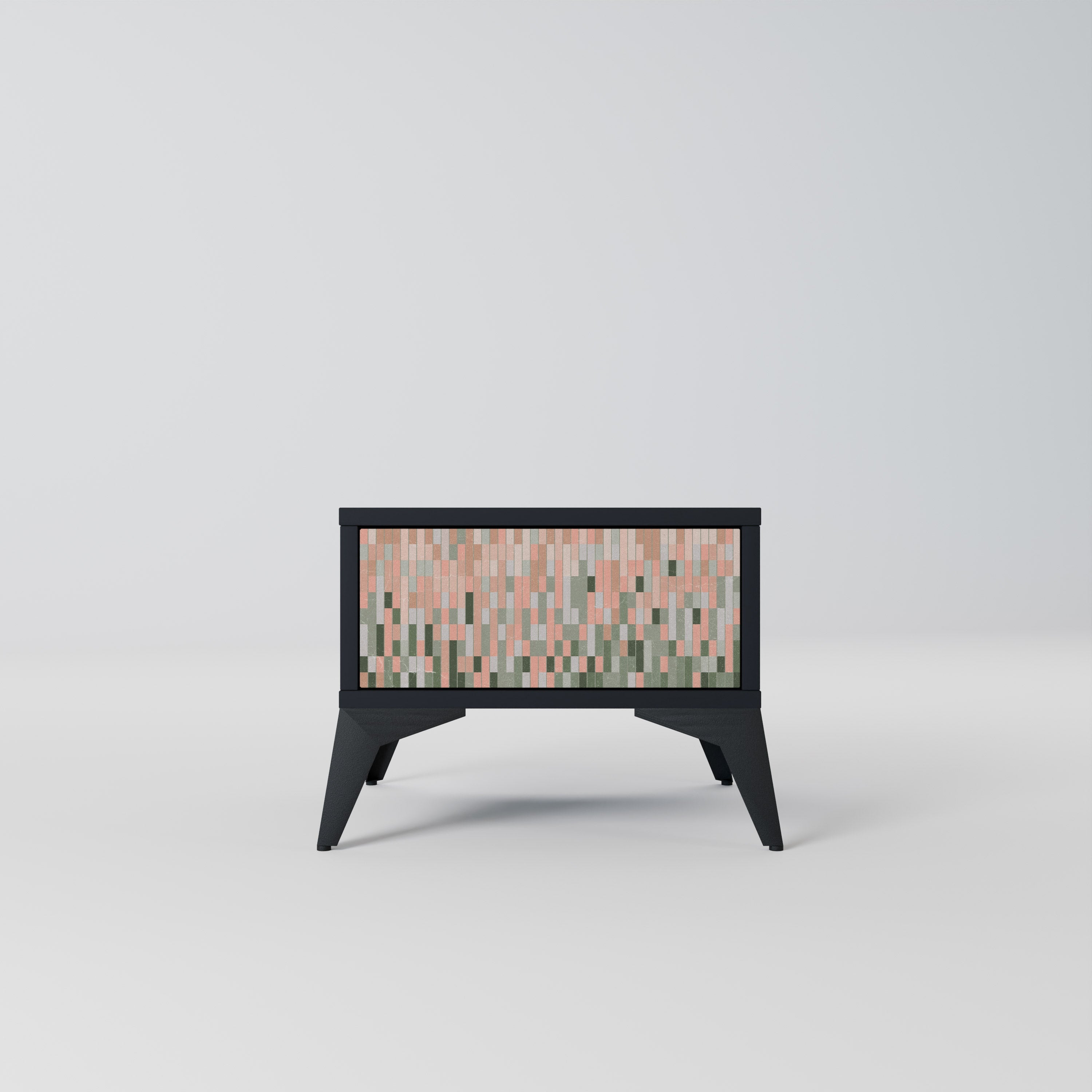 BUILDING THE FUTURE Mesa de Cabeceira em Acabamento Preto