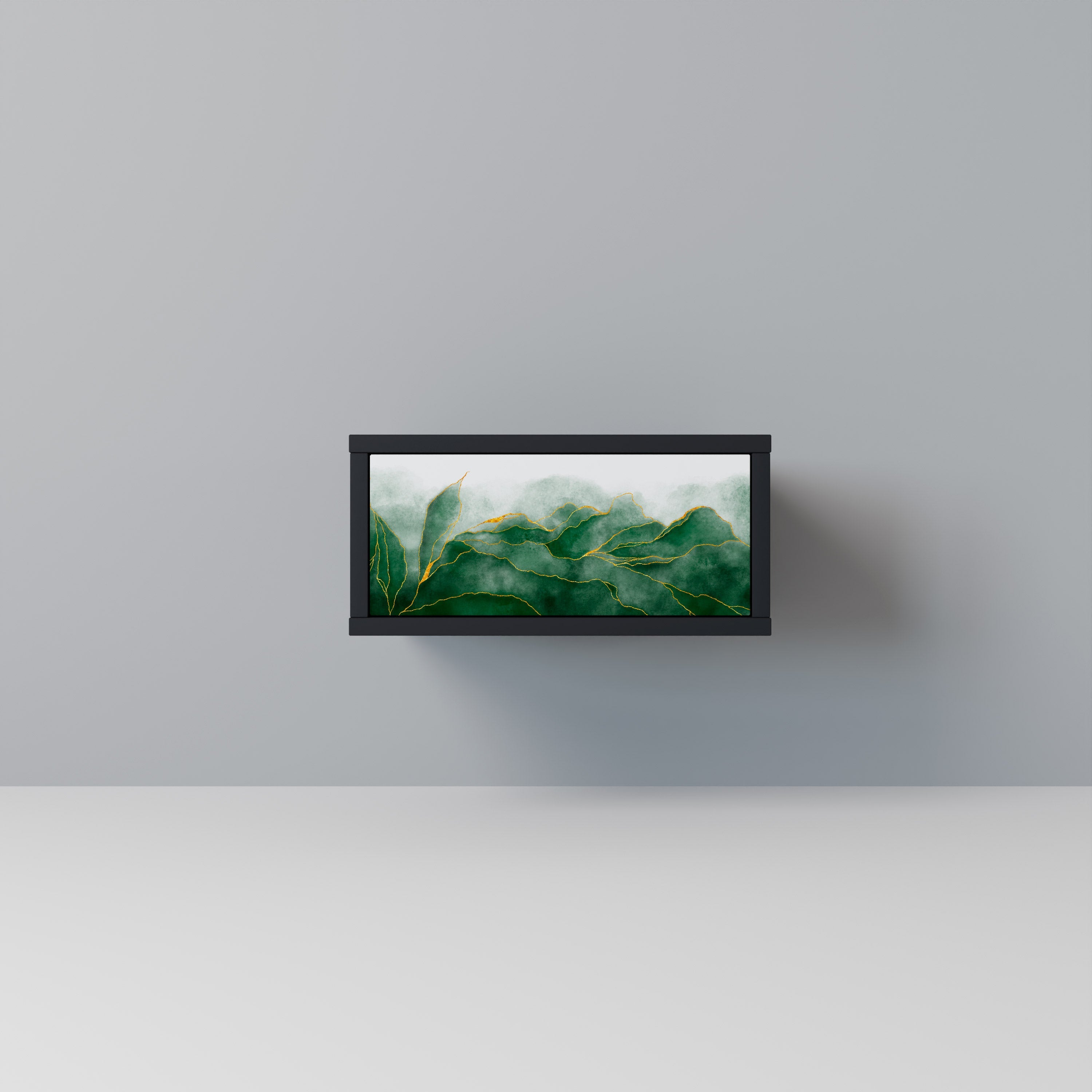 EXPENSIVE NATURE Mesa de Cabeceira em Acabamento Preto