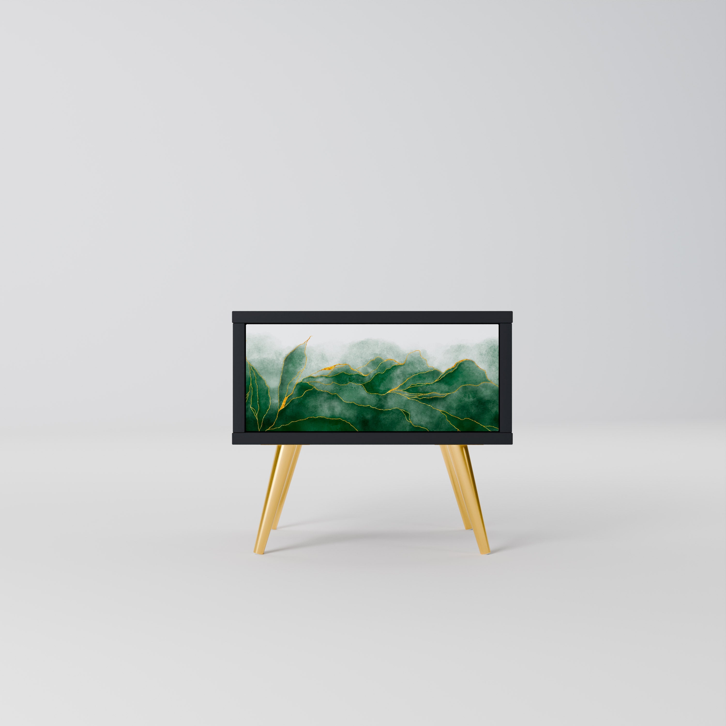 EXPENSIVE NATURE Mesa de Cabeceira em Acabamento Preto