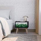 EXPENSIVE NATURE Mesa de Cabeceira em Acabamento Preto