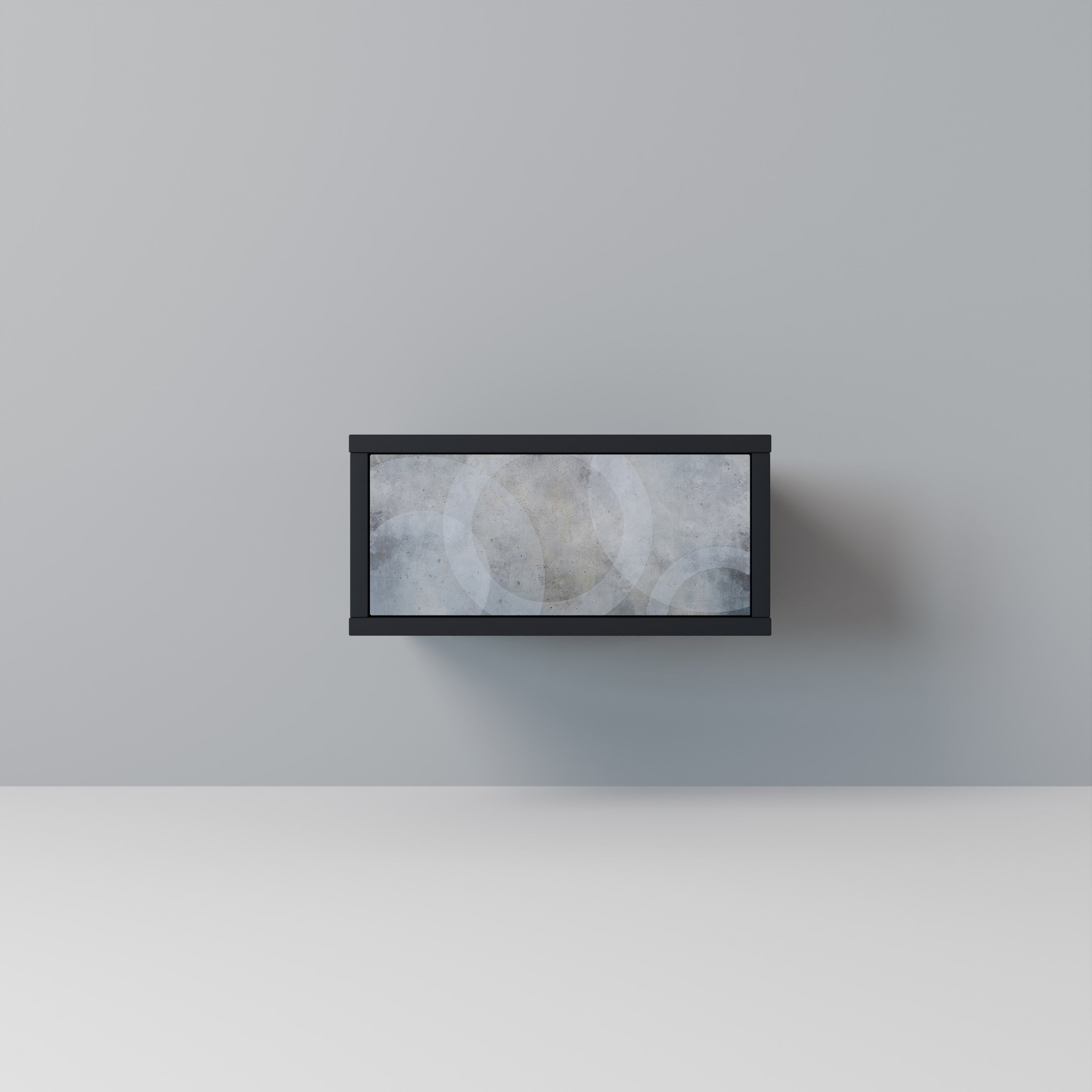 MUTED ARC Mesa de Cabeceira em Acabamento Preto