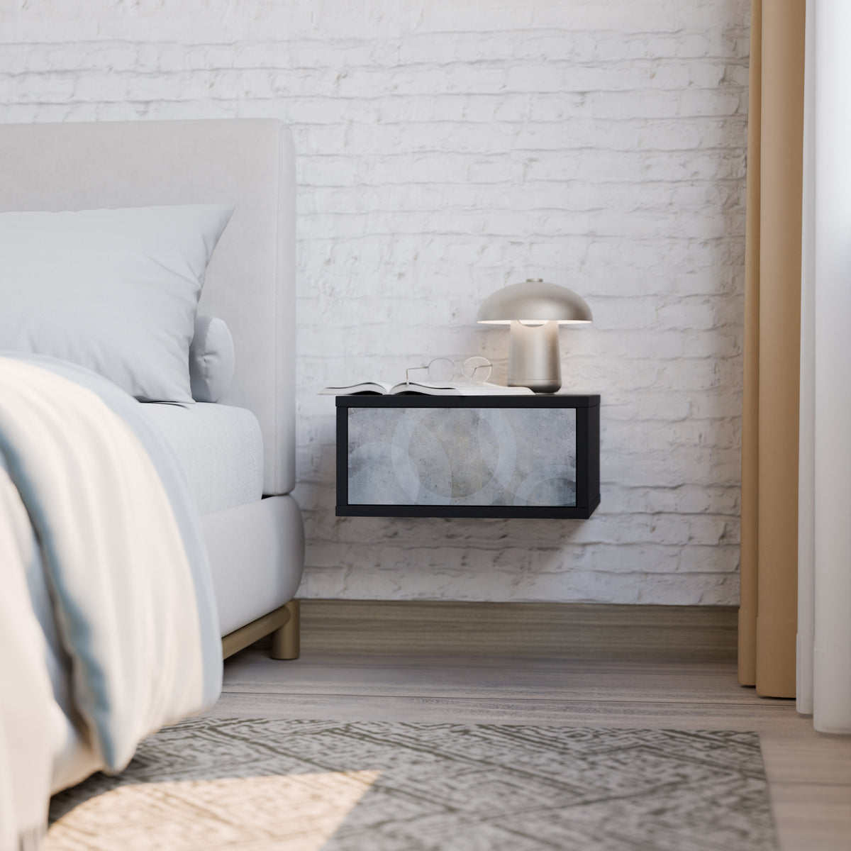 MUTED ARC Mesa de Cabeceira com Gaveta