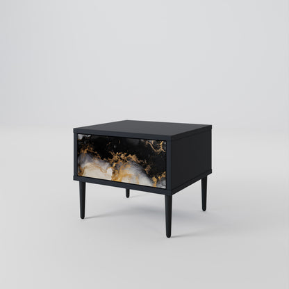 MARBLE OF TOMMORROW Mesa de Cabeceira com Gaveta