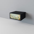 DREAMY MEADOW Mesa de Cabeceira em Acabamento Preto