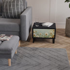 DREAMY MEADOW Mesa de Cabeceira em Acabamento Preto