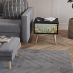 DREAMY MEADOW Mesa de Cabeceira em Acabamento Preto