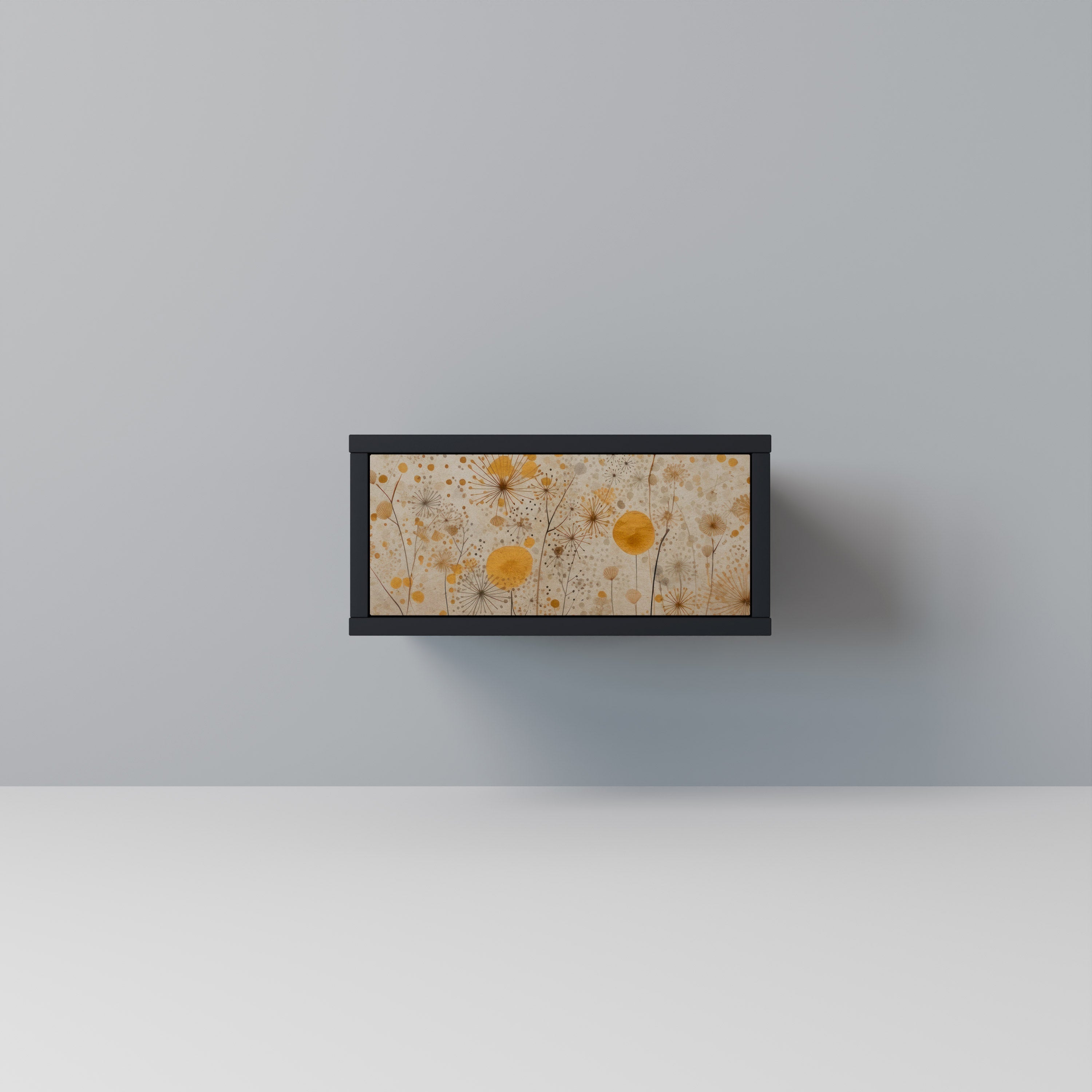 MORNING GLADE Mesa de Cabeceira em Acabamento Preto