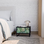 SUCCULENT CLUSTER Mesa de Cabeceira em Acabamento Preto