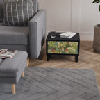 SUCCULENTS KALEIDOSCOPE Mesa de Cabeceira em Acabamento Preto