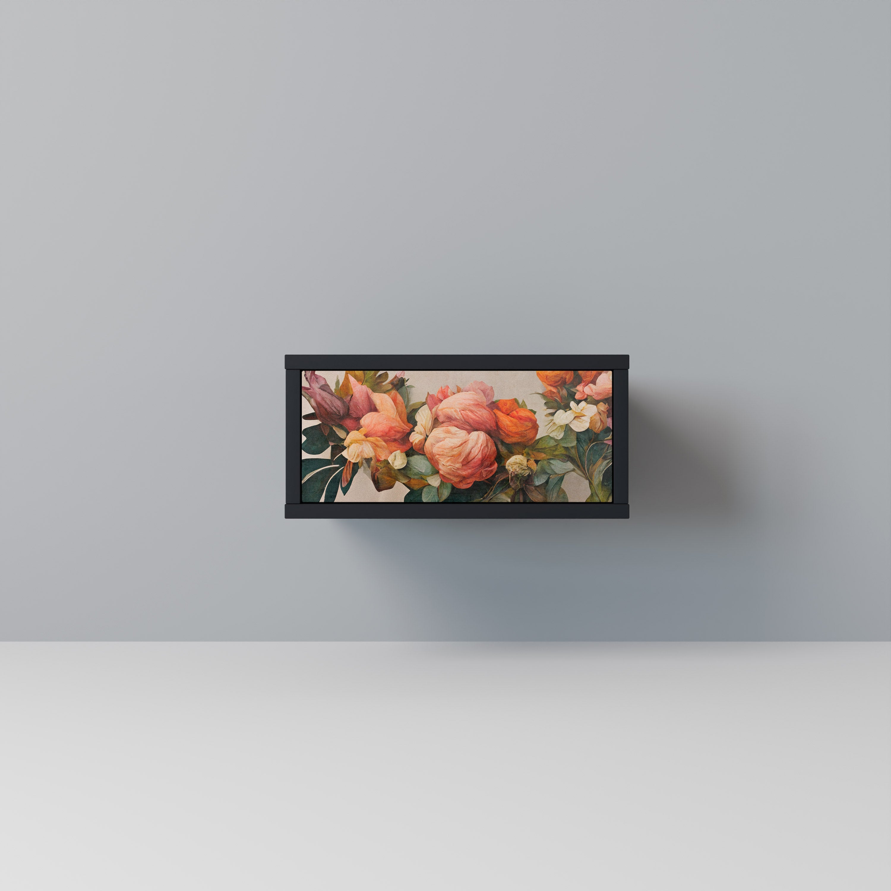 STYLISH BEAUTY Mesa de Cabeceira em Acabamento Preto