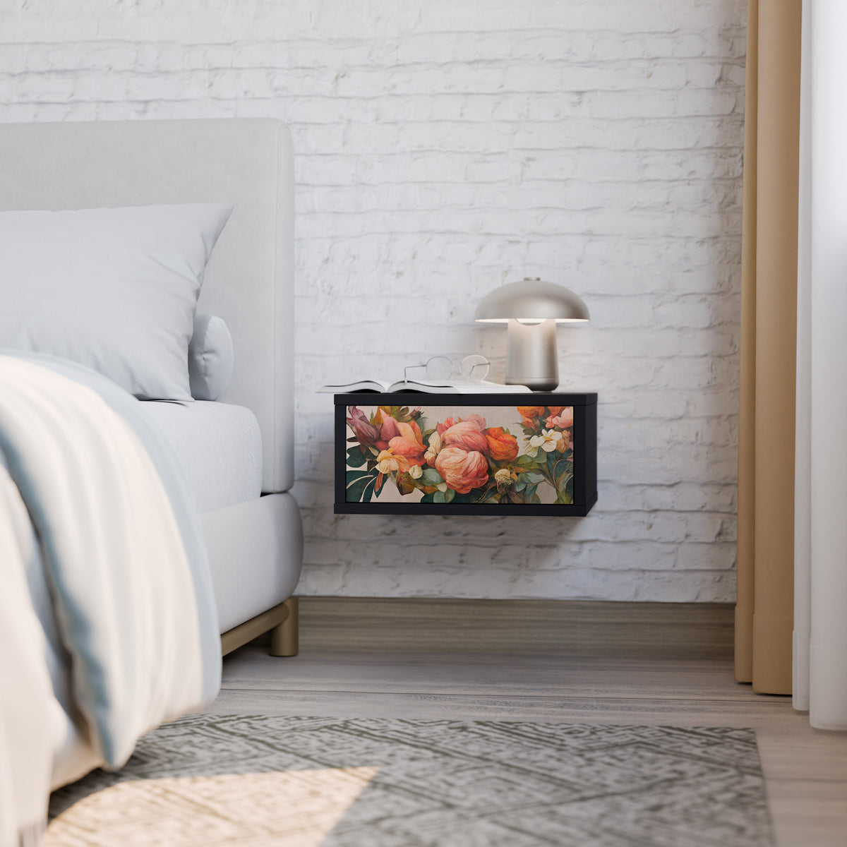 STYLISH BEAUTY Mesa de Cabeceira com Gaveta