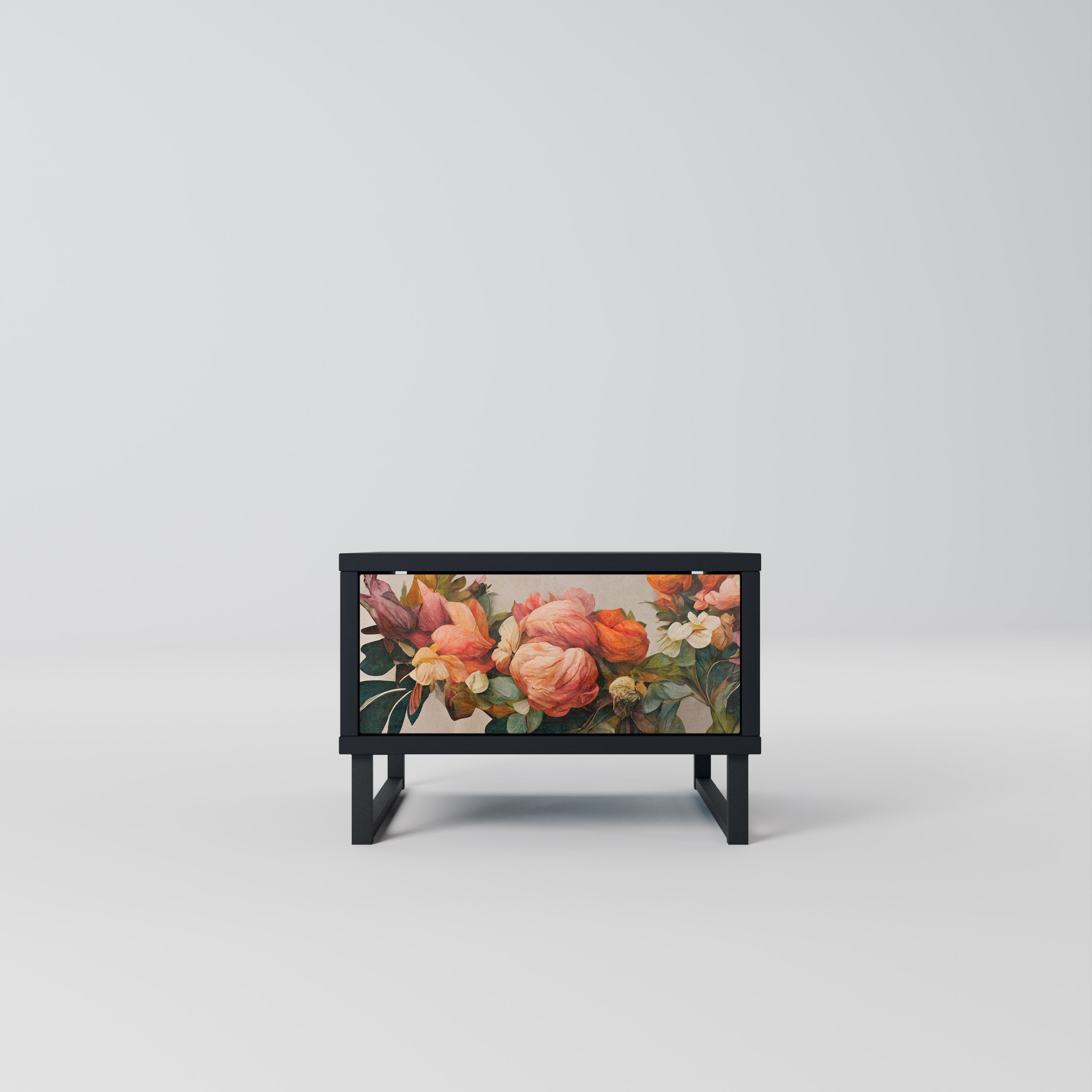 STYLISH BEAUTY Mesa de Cabeceira em Acabamento Preto