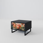 STYLISH BEAUTY Mesa de Cabeceira em Acabamento Preto