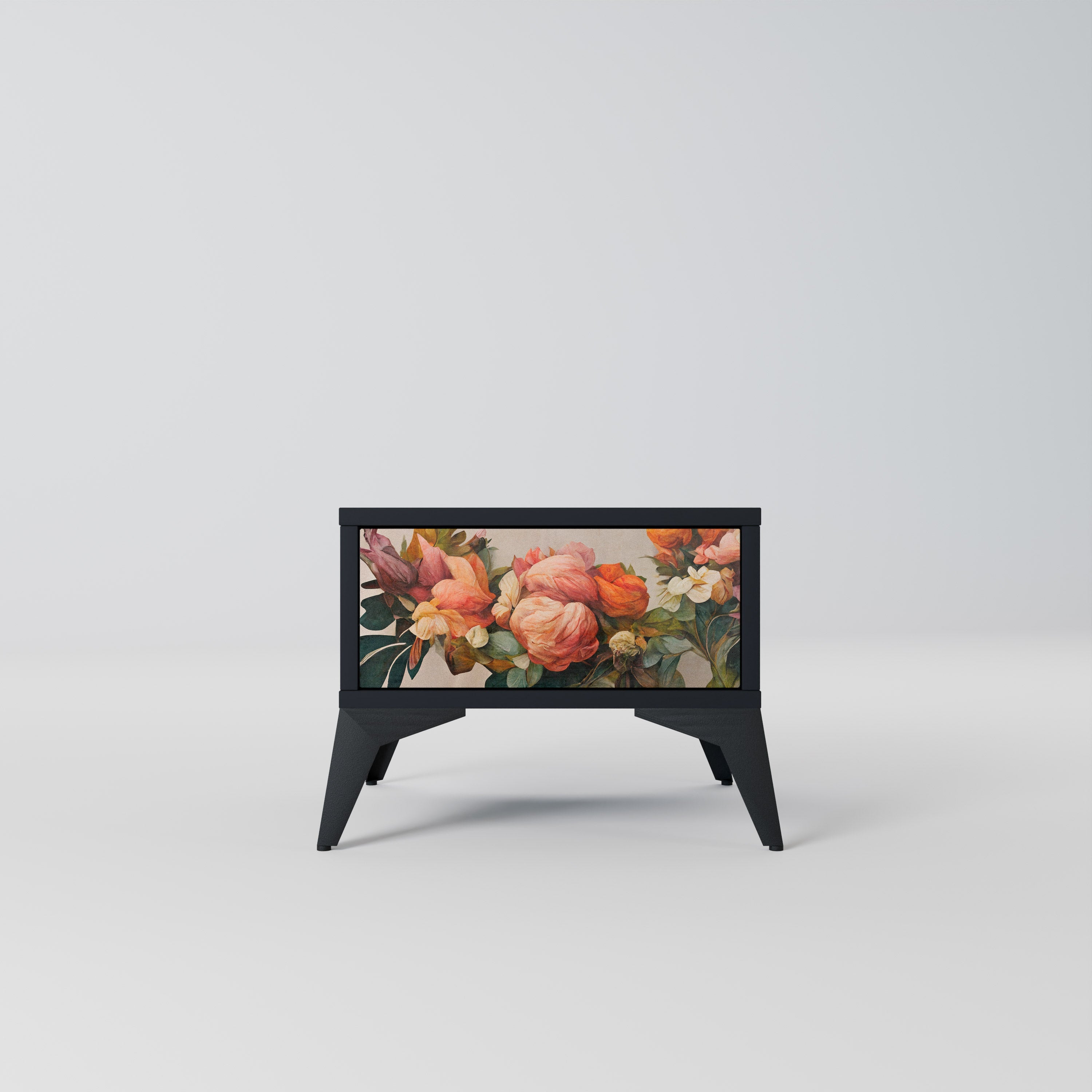 STYLISH BEAUTY Mesa de Cabeceira em Acabamento Preto