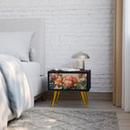 STYLISH BEAUTY Mesa de Cabeceira em Acabamento Preto