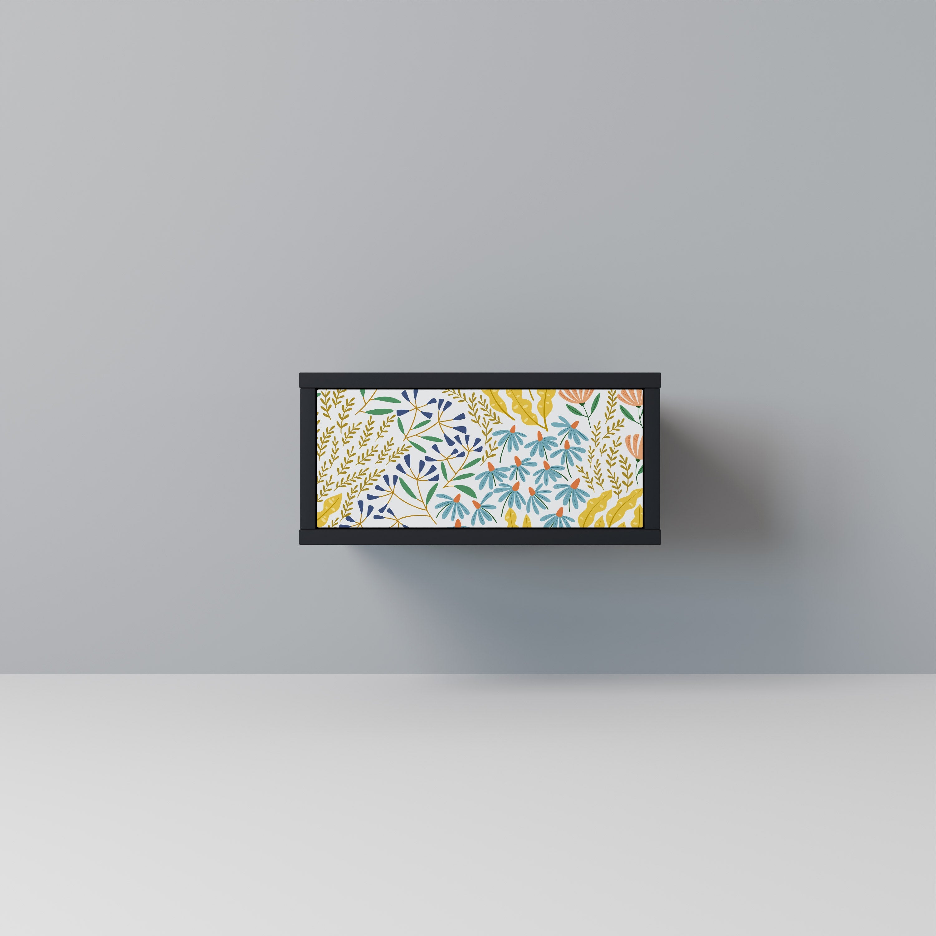 HELLO SPRING Mesa de Cabeceira em Acabamento Preto