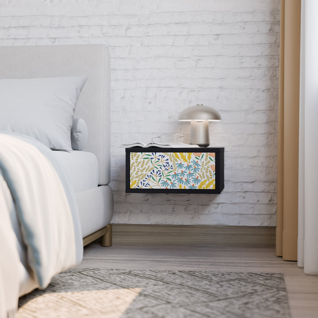 HELLO SPRING Mesa de Cabeceira em Acabamento Preto