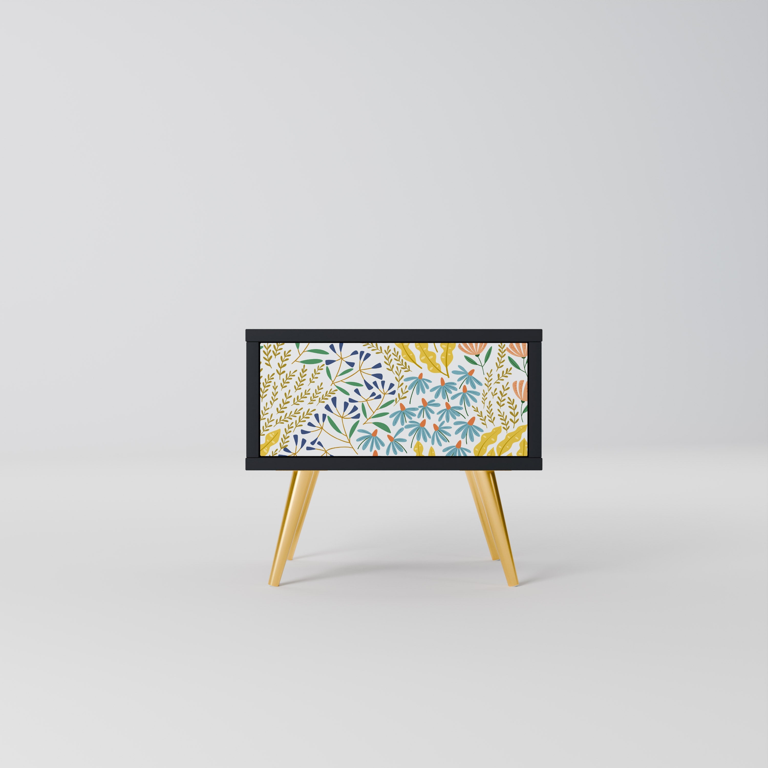 HELLO SPRING Mesa de Cabeceira em Acabamento Preto