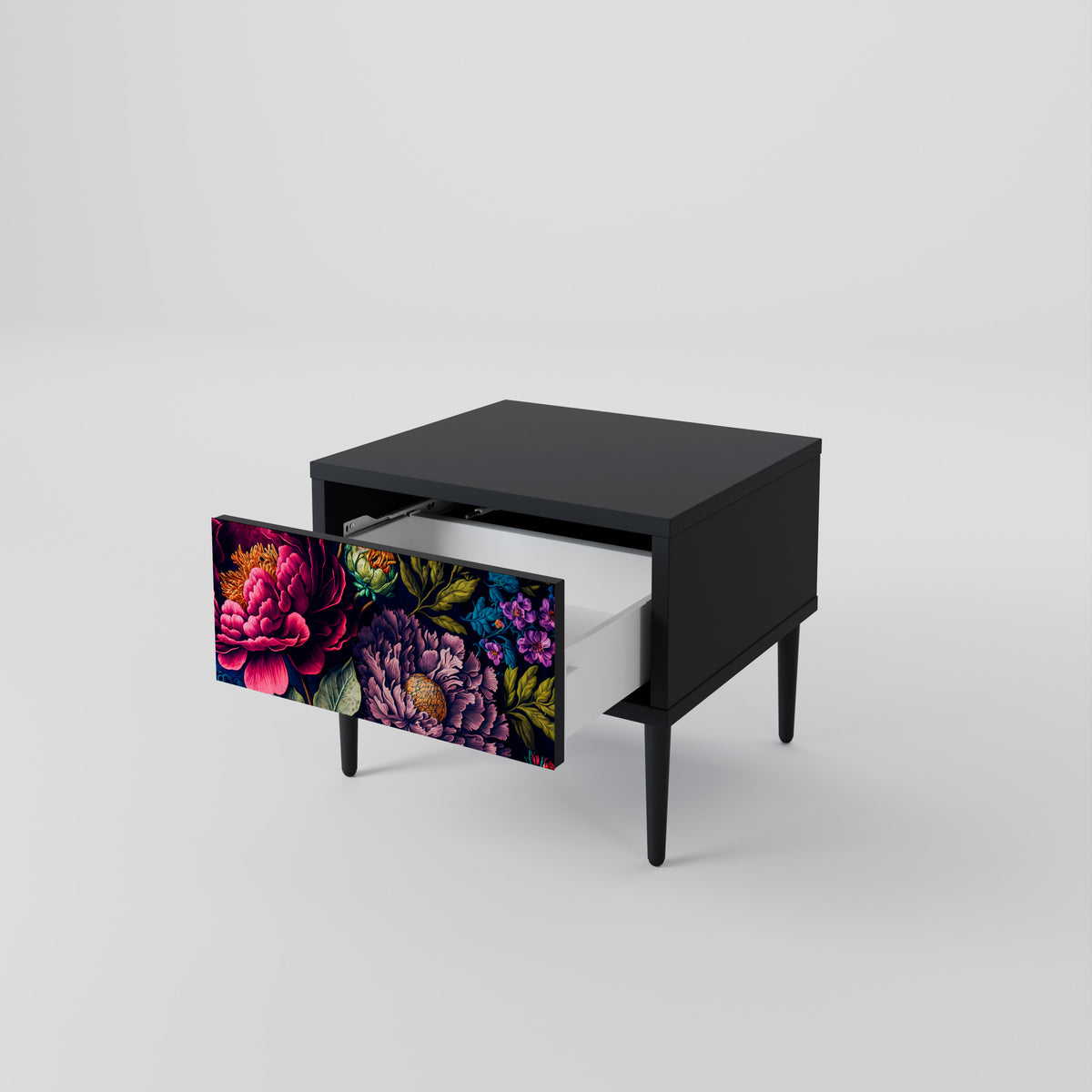 BLOOMING ELEGANCE Mesa de Cabeceira com Gaveta