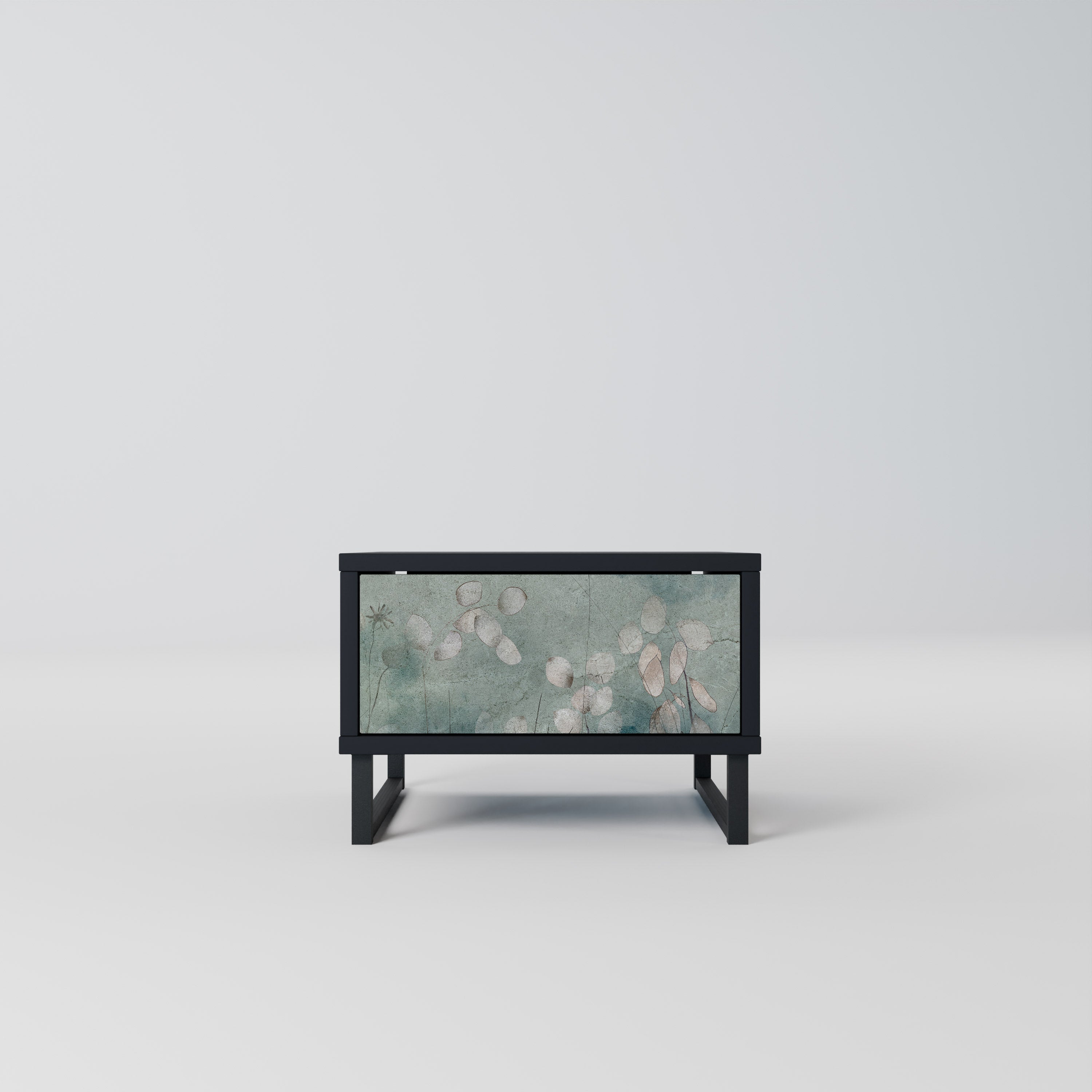 NIGHT LADY Mesa de Cabeceira em Acabamento Preto