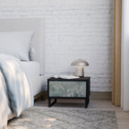 NIGHT LADY Mesa de Cabeceira em Acabamento Preto